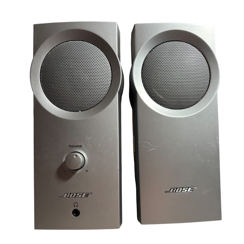 Bose Companion 2 Series I Multimedia Computer Speakers Silver Black System